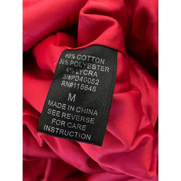 BLACK Cocktail Party Dress Sz M Ruffled Strapless Spaghetti Fuchsia Prom Fairy - Picture 16 of 16